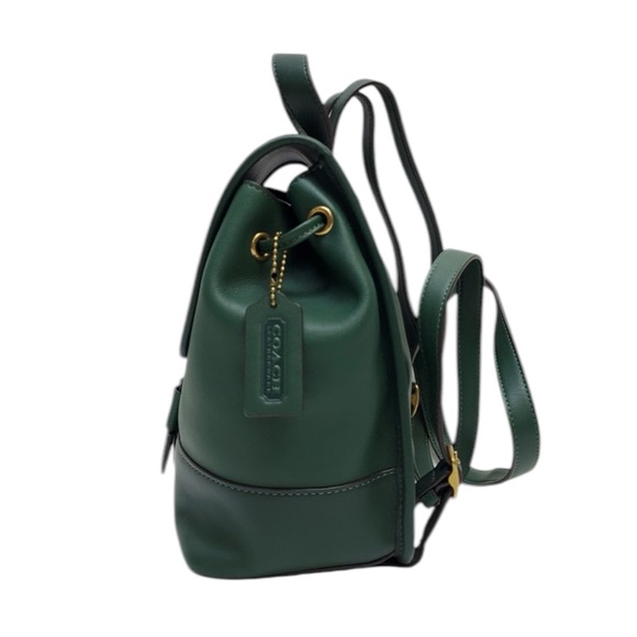 Coach VTG Originals 1941 Green Limited Edition Turnlock Backpack - Picture 15 of 16